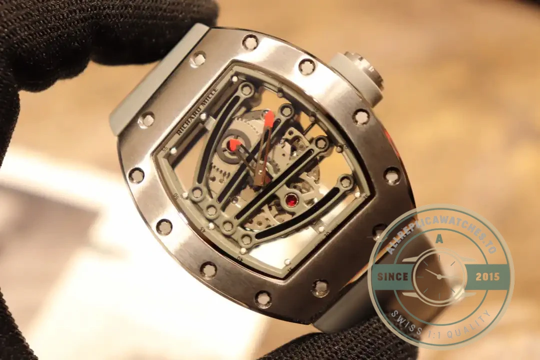 Replica Richard Mille 59-01 Grey Strap - High-Grade Replica Watch