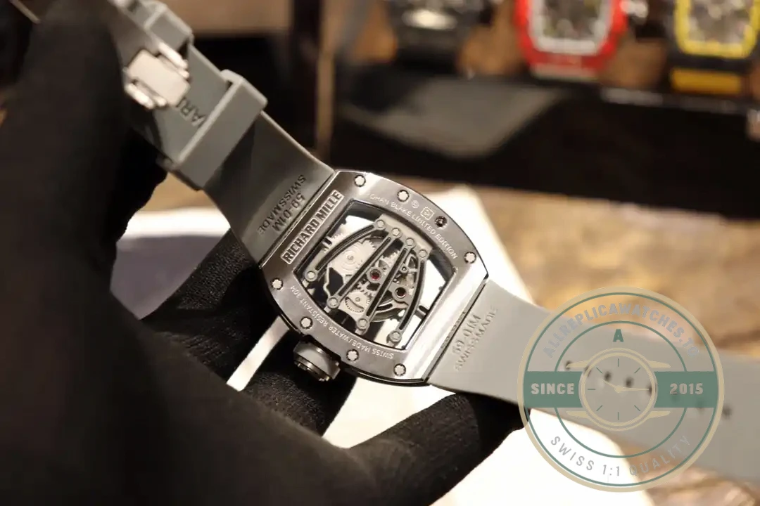 Replica Richard Mille 59-01 Grey Strap - Premium Super Clone Watch