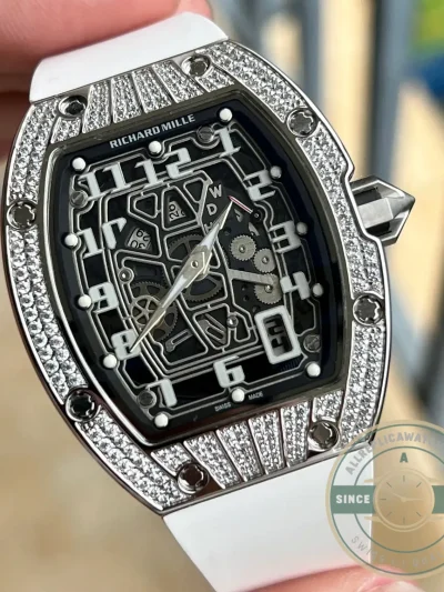 Replica Richard Mille 67-01 Titanium Diamonds Automatic Winding - Premium Super Clone Watch