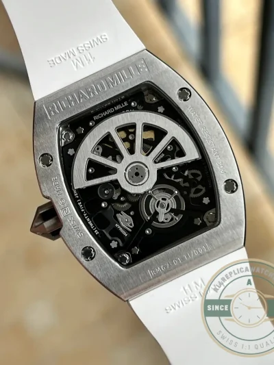 Replica Richard Mille 67-01 Titanium Diamonds Automatic Winding - Luxury Replica Watch