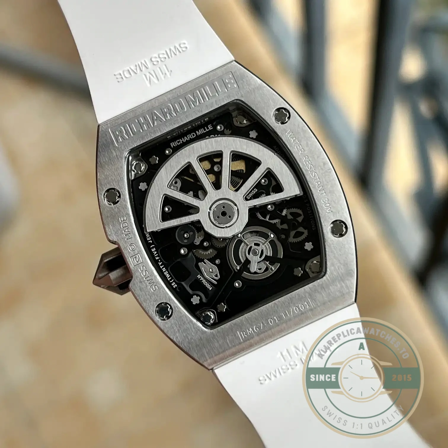 Replica Richard Mille 67-01 Titanium Diamonds Automatic Winding - Luxury Replica Watch
