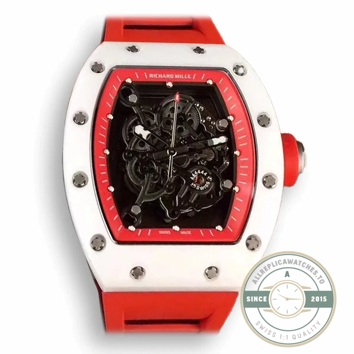 Replica Richard Mille035-america5 Red Strap - Affordable Luxury Replica Timepiece