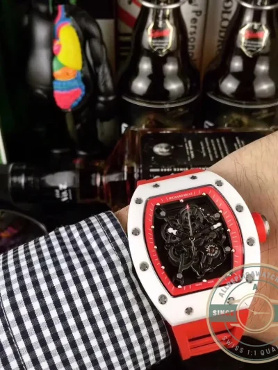 Replica Richard Mille035-america5 Red Strap - Affordable Luxury Replica Timepiece