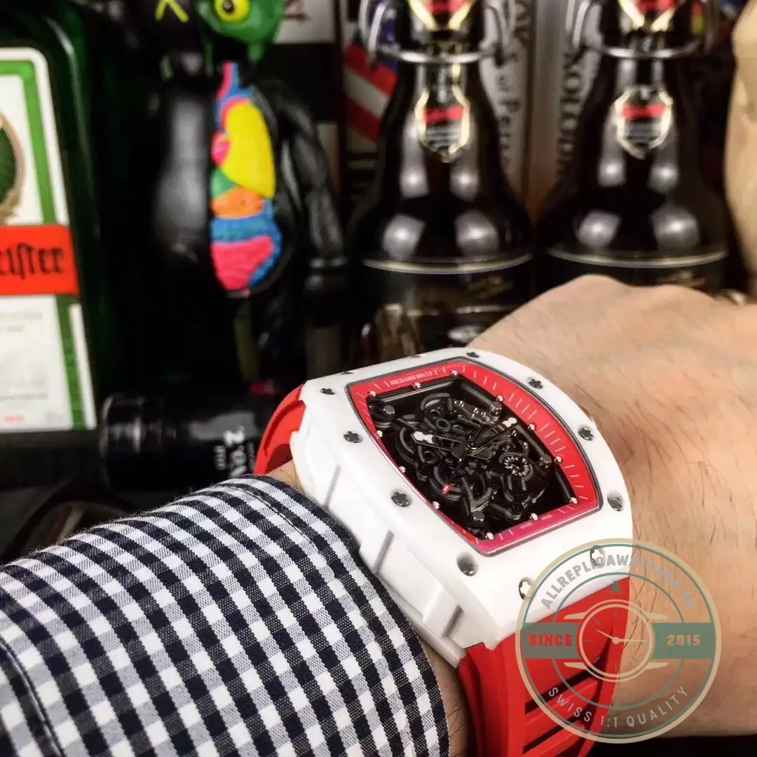 Replica Richard Mille035-america5 Red Strap - Budget Luxury Replica Watch