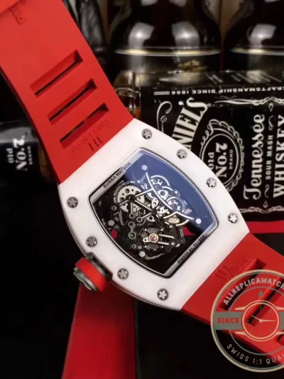 Replica Richard Mille035-america5 Red Strap - Budget Luxury Replica Watch