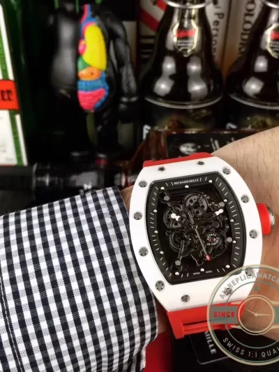 Replica Richard Mille035-america5 Red Strap - Top-Tier Swiss Replica Watch