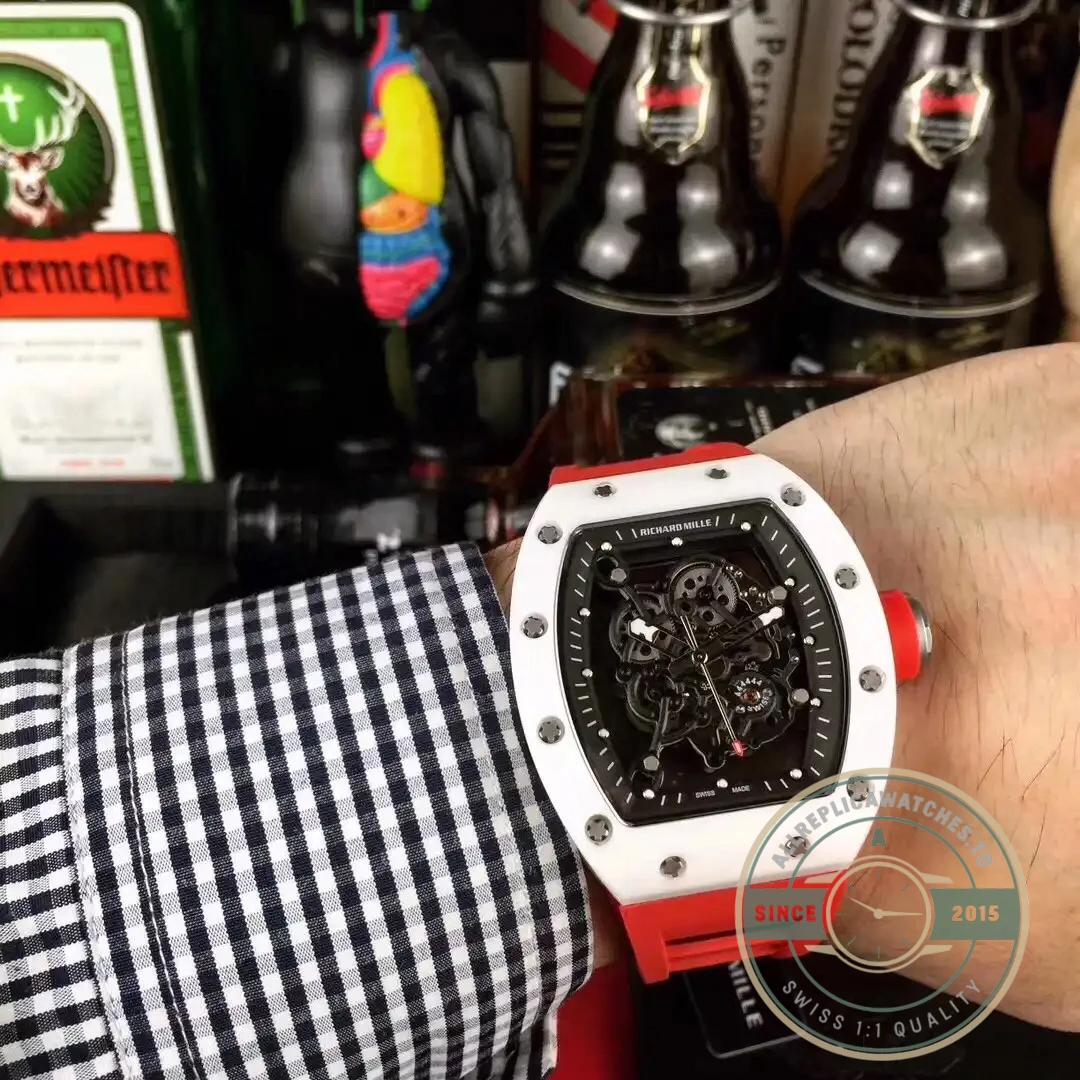 Replica Richard Mille035-america5 Red Strap - Top-Tier Swiss Replica Watch