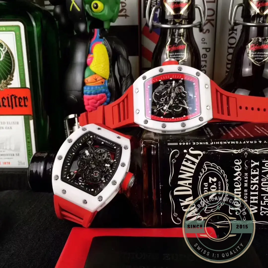 Replica Richard Mille035-america5 Red Strap - High-Grade Replica Watch