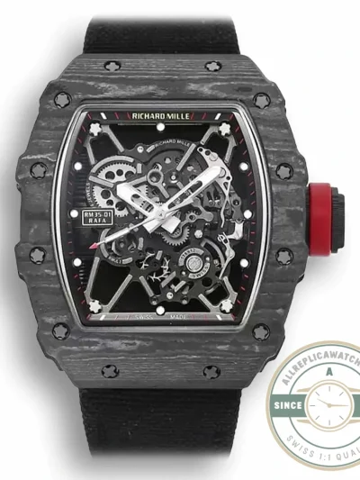 Replica Richard Mille35-01 Bbr Factory Black Carbon Fiber Case - Luxury Replica Watch
