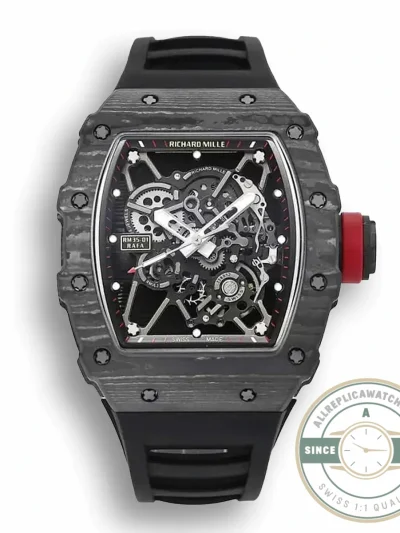 Replica Richard Mille35-01 Bbr Factory Black Rubber Strap - Affordable Luxury Replica Timepiece
