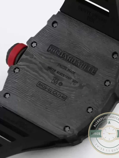 Replica Richard Mille35-01 Bbr Factory Black Rubber Strap - Affordable Super Clone Watch