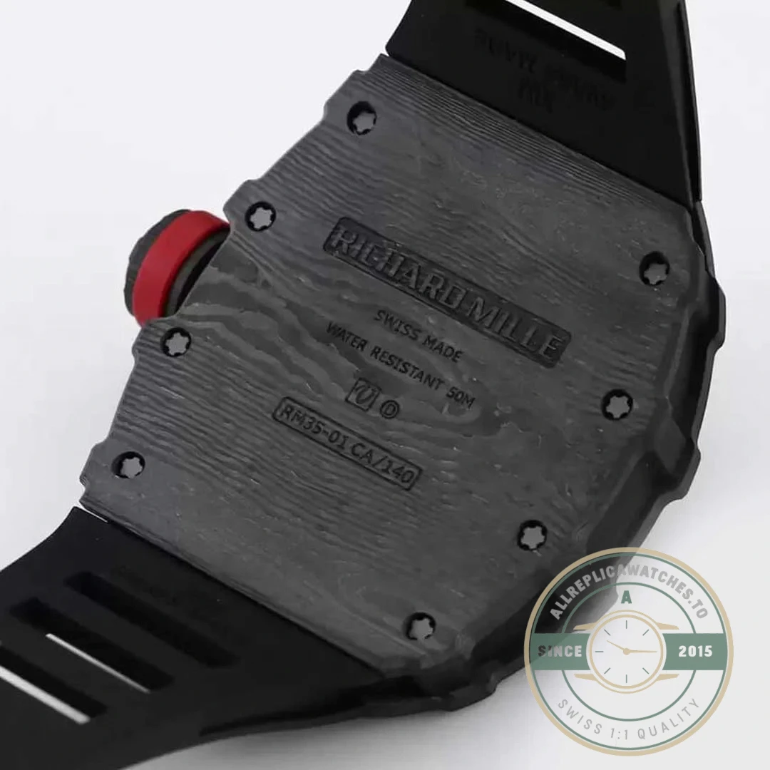 Replica Richard Mille35-01 Bbr Factory Black Rubber Strap - Affordable Super Clone Watch
