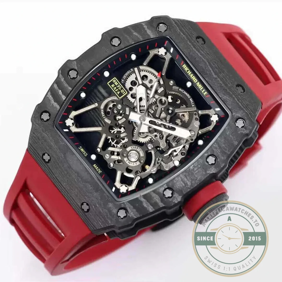 Replica Richard Mille35-01 Bbr Factory Rubber Strap - Best Quality Replica Watch