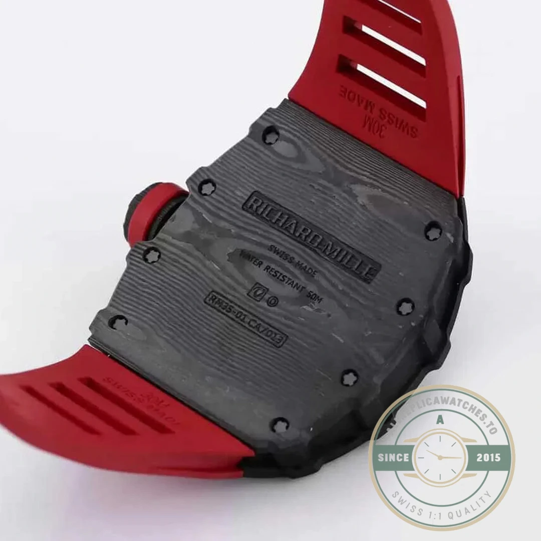 Replica Richard Mille35-01 Bbr Factory Rubber Strap - Swiss-Made Clone Watch