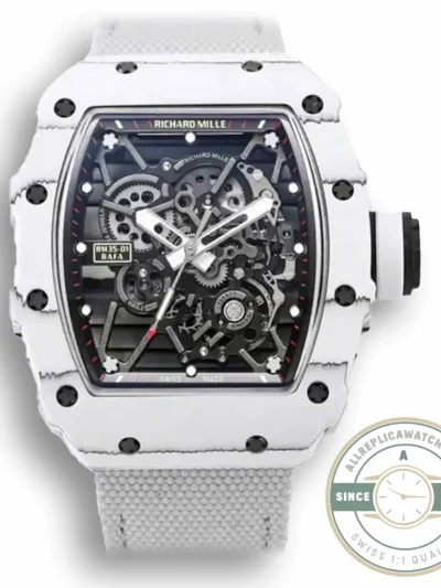 Replica Richard Mille35-01 Bbr Factory White Carbon Fiber Case - Budget Luxury Replica Watch
