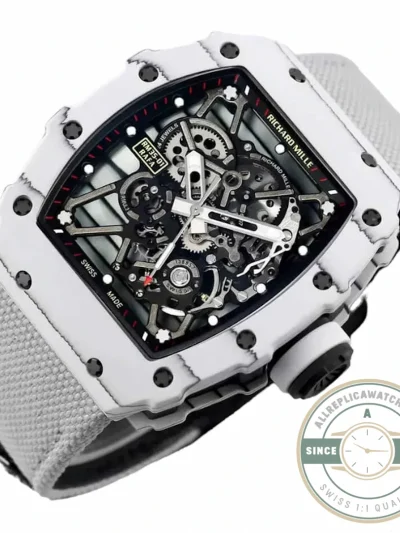 Replica Richard Mille35-01 Bbr Factory White Carbon Fiber Case - High-Grade Replica Watch