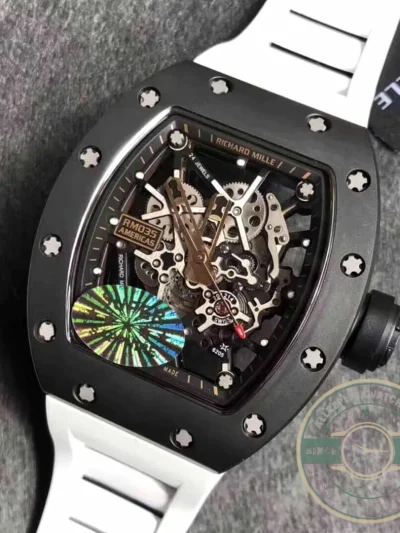 Replica Richard Mille35-01 Kv Factory White Strap - Affordable Super Clone Watch