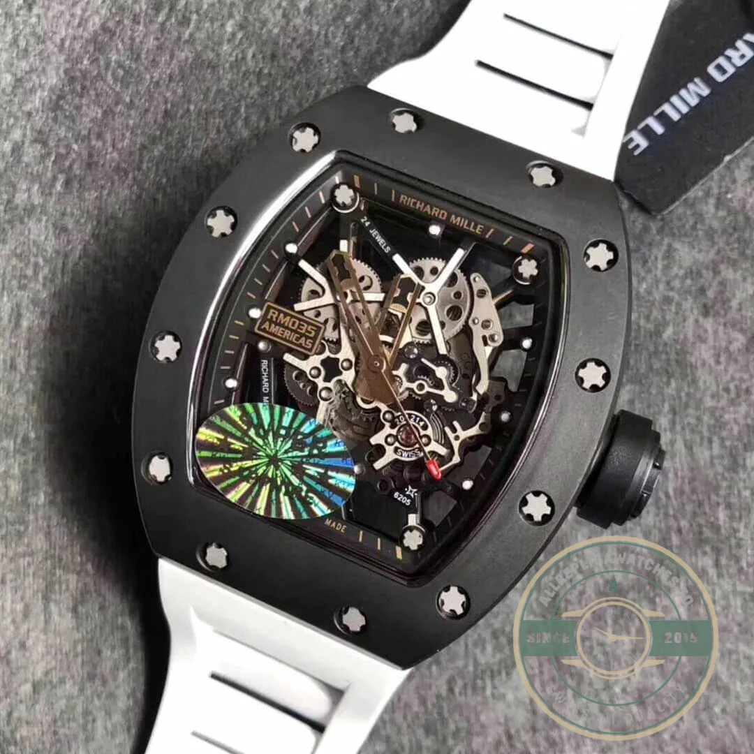 Replica Richard Mille35-01 Kv Factory White Strap - Affordable Super Clone Watch