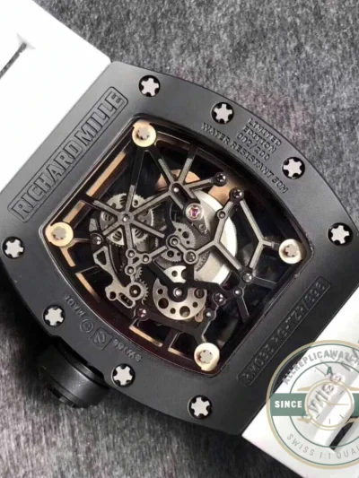 Replica Richard Mille35-01 Kv Factory White Strap - Premium Super Clone Watch