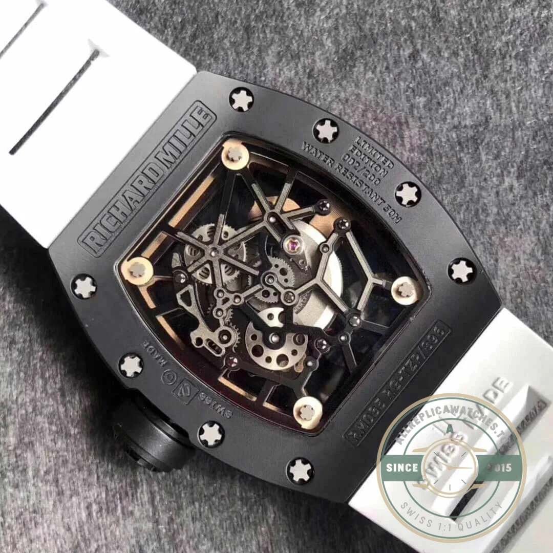 Replica Richard Mille35-01 Kv Factory White Strap - Premium Super Clone Watch