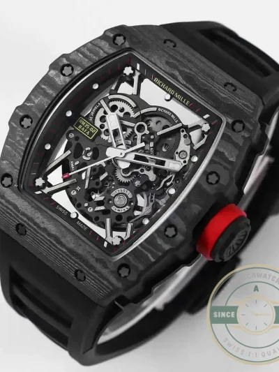 Replica Richard Mille35-02 Black Carbon Fiber - Affordable Super Clone Watch