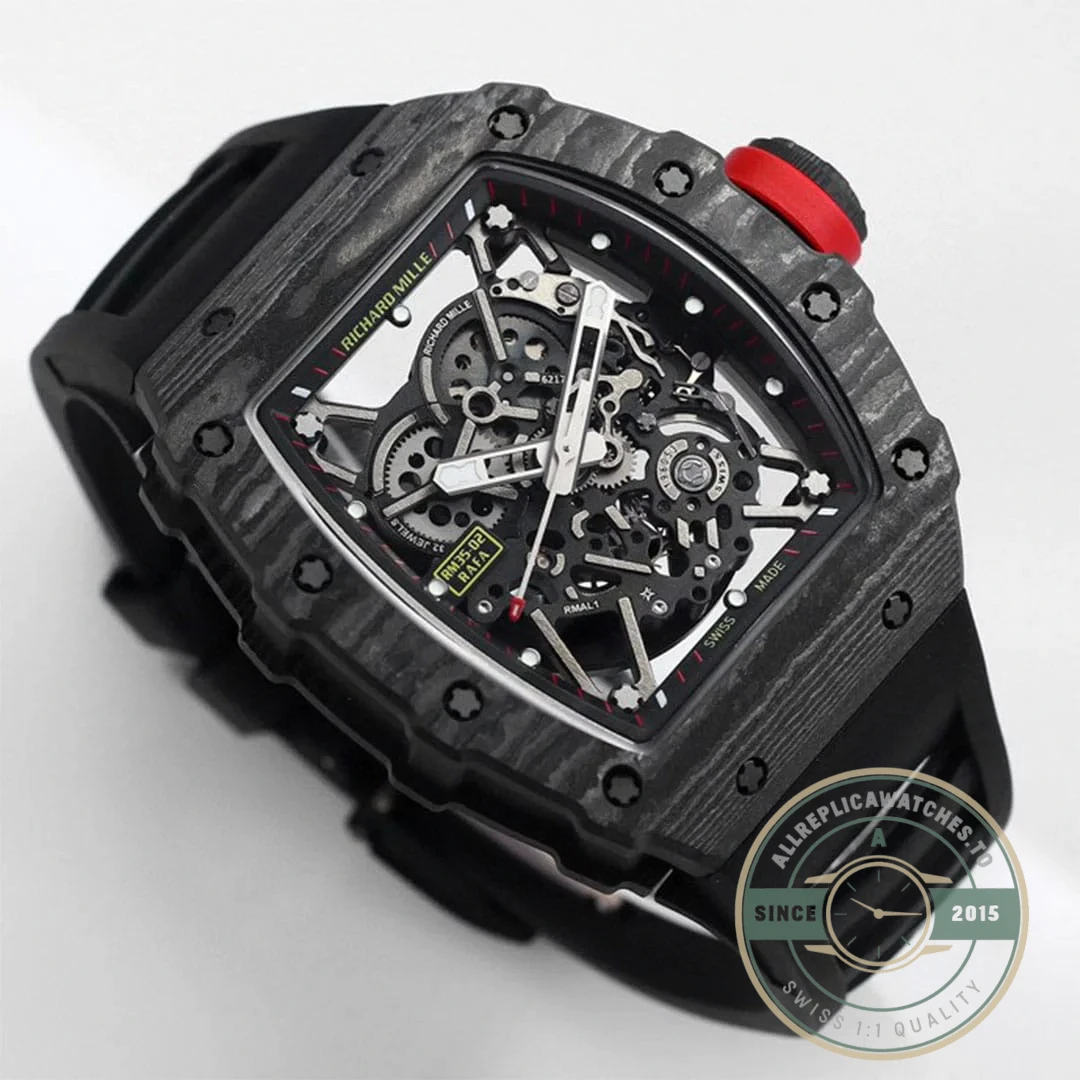 Replica Richard Mille35-02 Black Carbon Fiber - Budget Luxury Replica Watch