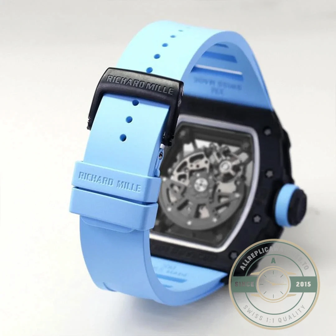 Replica Richard Mille35-02 Blue Rubber Strap - Factory Super Clone Watch