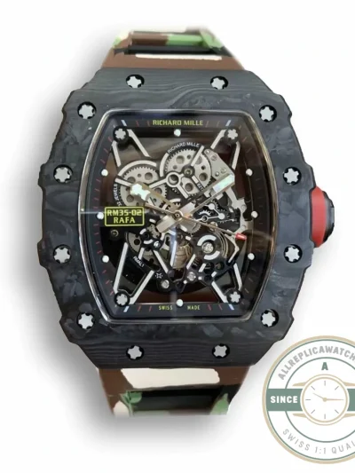 Replica Richard Mille35-02 Kv Factory V3 Camouflage Strap - Luxury Replica Watch
