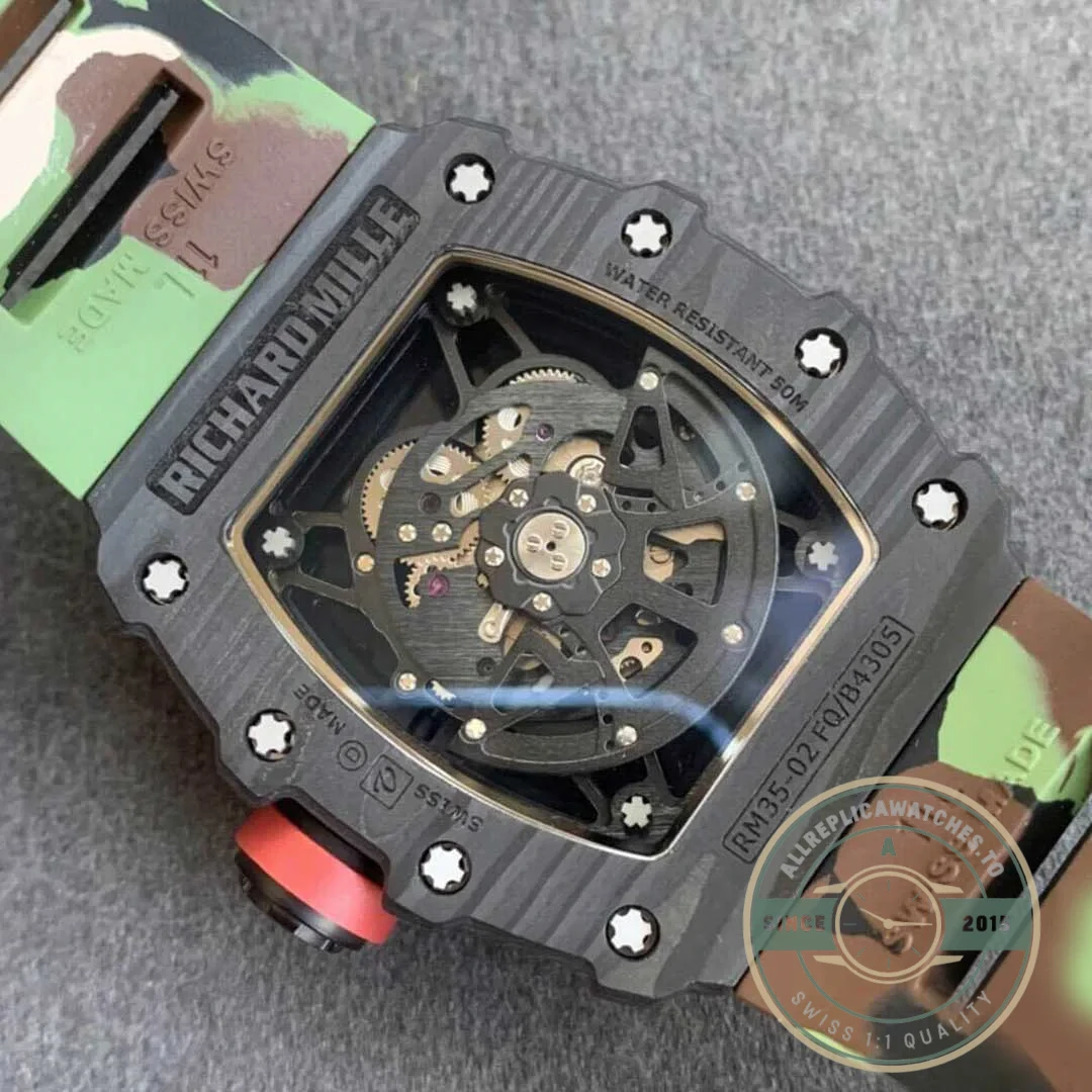 Replica Richard Mille35-02 Kv Factory V3 Camouflage Strap - Premium Super Clone Watch