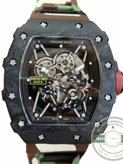 Replica Richard Mille35-02 Kv Factory V3 Camouflage Strap - Affordable Luxury Replica Timepiece