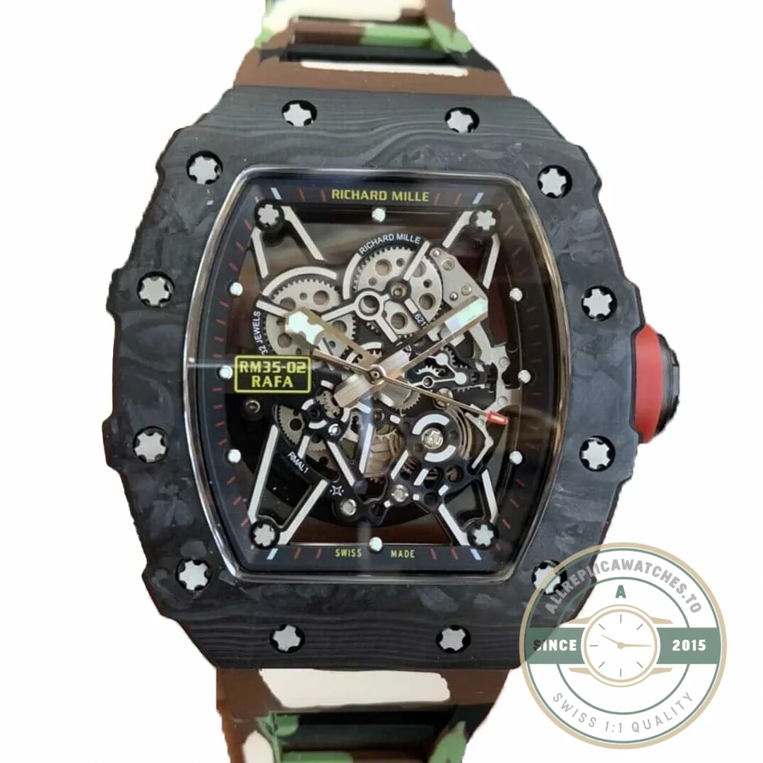 Replica Richard Mille35-02 Kv Factory V3 Camouflage Strap - Affordable Luxury Replica Timepiece