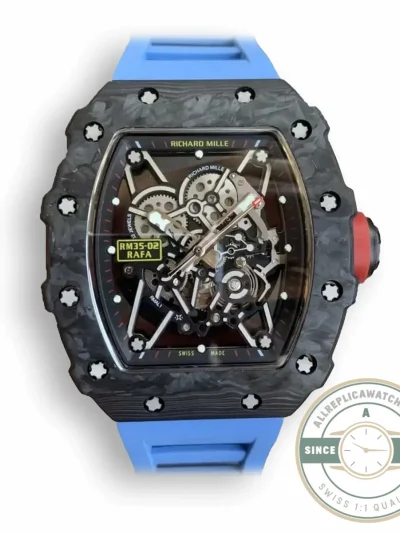 Replica Richard Mille35-02 Kv Factory V3 Carbon Fiber Case - Affordable Super Clone Watch