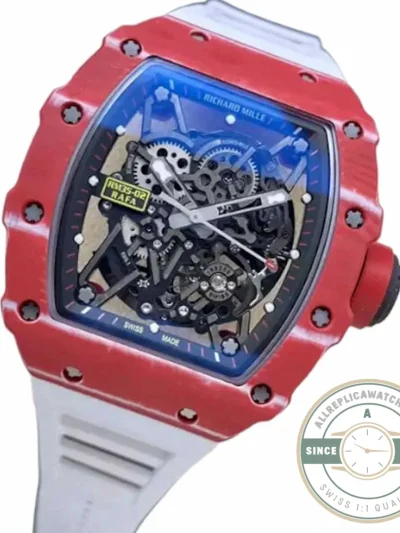 Replica Richard Mille35-02 Ntpt Carbon Fiber White Strap - Swiss-Made Clone Watch