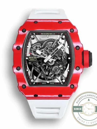 Replica Richard Mille35-02 Red Carbon Fiber - 1:1 Swiss Replica Watch