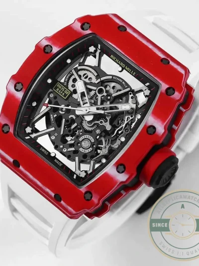 Replica Richard Mille35-02 Red Carbon Fiber - Swiss Movement Replica Watch