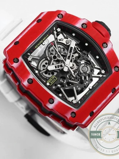 Replica Richard Mille35-02 Red Carbon Fiber - Premium Super Clone Watch