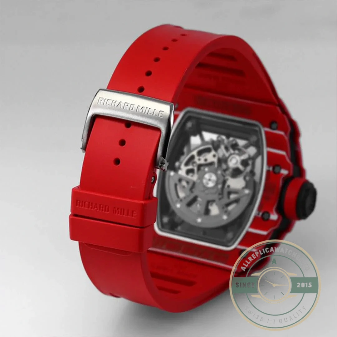 Replica Richard Mille35-02 Red Carbon Fiber Case - Best Quality Replica Watch