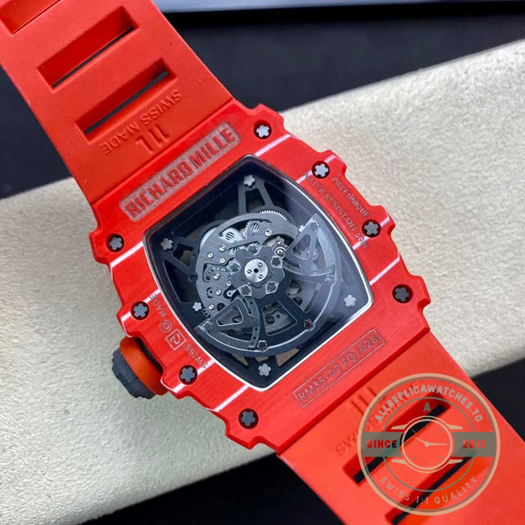Replica Richard Mille35-02 Richard Mille Factory Red Case - Premium Super Clone Watch