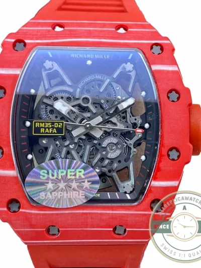 Replica Richard Mille35-02 Richard Mille Factory Red Case - Luxury Replica Watch