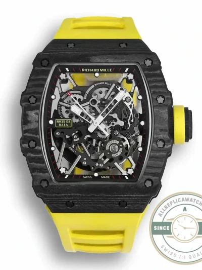 Replica Richard Mille35-02 Yellow Strap - Affordable Super Clone Watch
