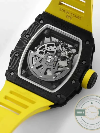 Replica Richard Mille35-02 Yellow Strap - Swiss-Made Clone Watch