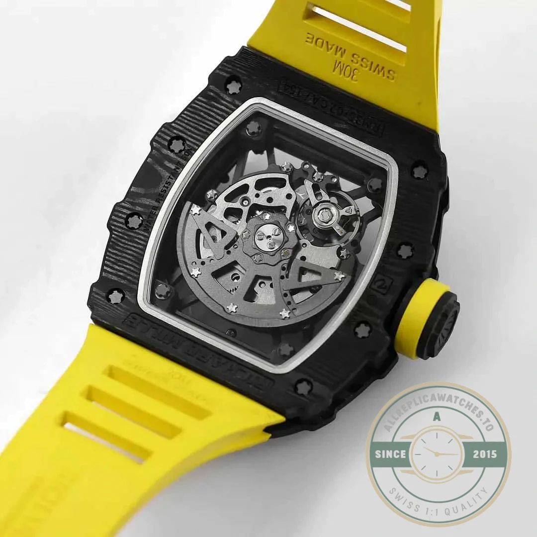 Replica Richard Mille35-02 Yellow Strap - Swiss-Made Clone Watch