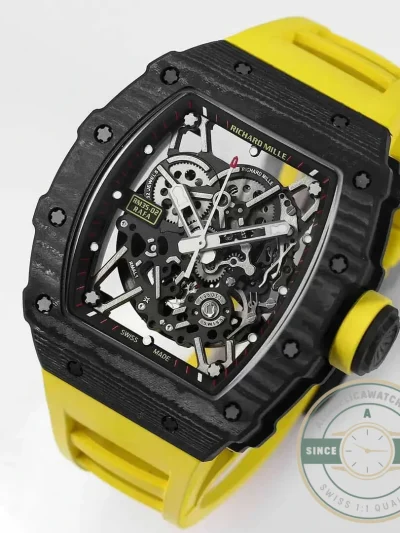 Replica Richard Mille35-02 Yellow Strap - Affordable Super Clone Watch