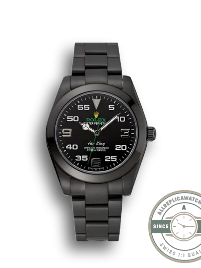Replica Rolex Air-King 38mm Dial Black 1454019 - Top-Tier Swiss Replica Watch
