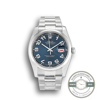 Replica Rolex Datejust 116200 36mm Concentric Blue Dial - Premium Super Clone Watch