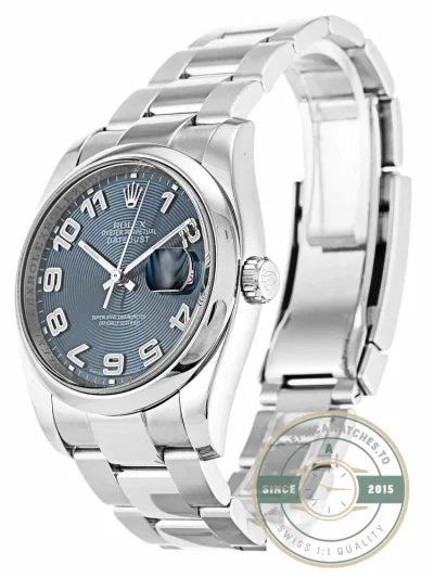 Replica Rolex Datejust 116200 36mm Concentric Blue Dial - Premium Super Clone Watch