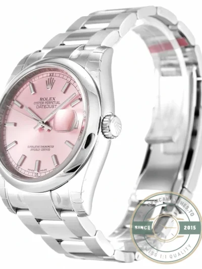Replica Rolex Datejust 116200 36mm Pink Dial - Budget Luxury Replica Watch