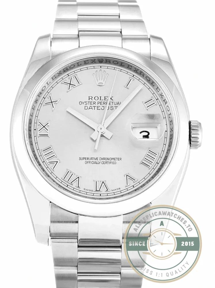 Replica Rolex Datejust 116200 36mm Silver Dial - Luxury Replica Watch