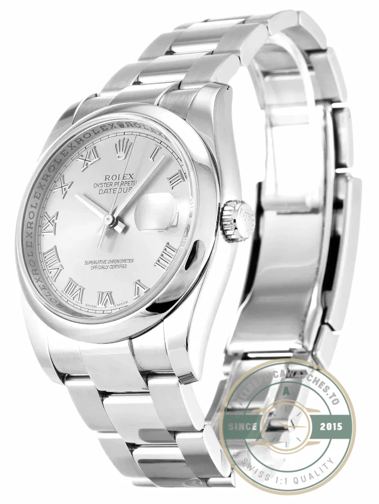 Replica Rolex Datejust 116200 36mm Silver Dial - Budget Luxury Replica Watch