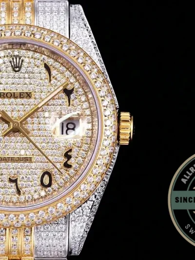 Replica Rolex Datejust 126300 41mm Arabic Diamond Dial - Luxury Replica Watch